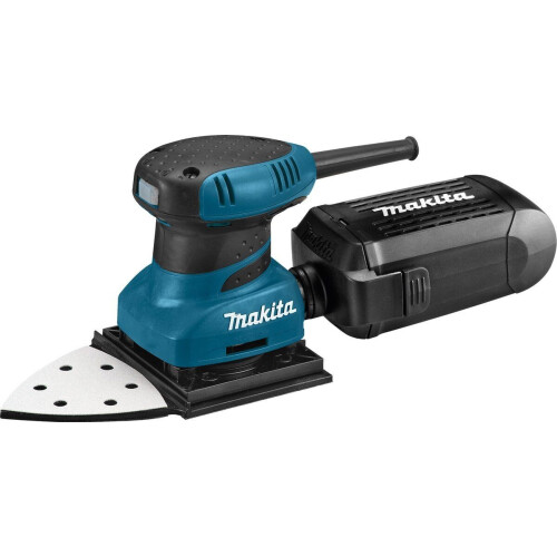 Makita BO4565K - Vlakschuurmachine 200W - Verbeterde stofafzuiging - Blauw
