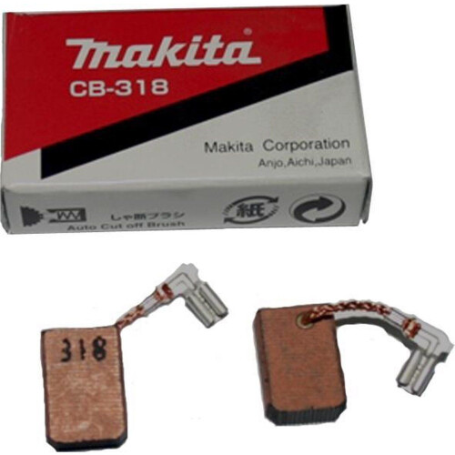 Makita CB 318 - Koolborstel Set - 2 stuks (2 stuks) Tweedehands