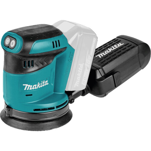 Makita DBO180Z - Excenter schuurmachine 18V - Variabele toerenregeling -Ø125mm Tweedehands