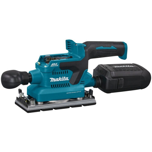 Makita DBO381ZU - Accuschuurmachine - 3 standen toerental - Blauw