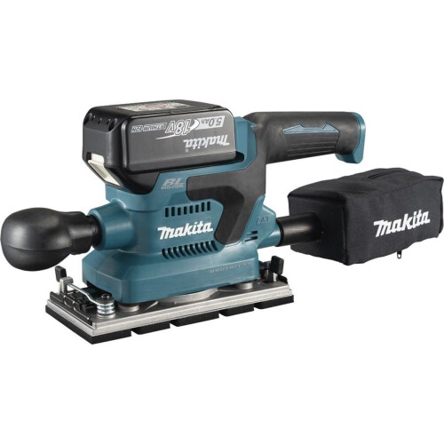 Makita DBO382Z - Vlakschuurmachine - Variabel toerental - Blauw Tweedehands