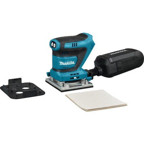 Makita DBO482Z - Handpalm vlakschuurmachine - 18 V - Aluminium zool - Stofafzuiging