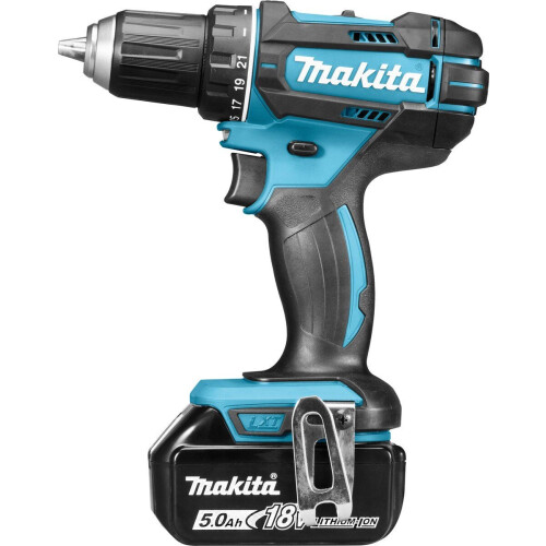 Makita DDF482RTJ - Boormachine - 2x 5.0Ah accu's en lader - 18V (2 stuks) Tweedehands