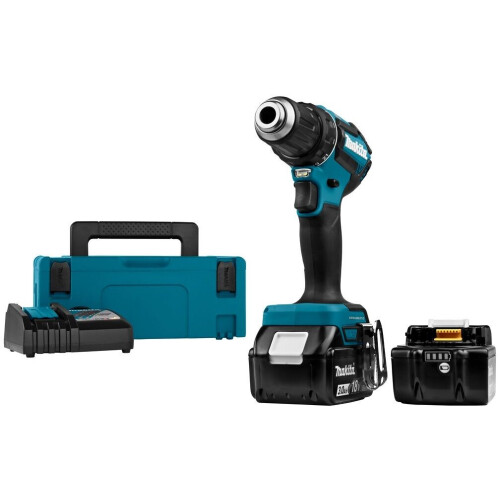 Makita DDF485RFJ - Boorschroefmachine - 18V - 2x 3Ah accu Tweedehands