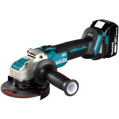 Makita DGA521ZX1 - Accu haakse slijper - 18V - X-LOCK systeem - Blauw