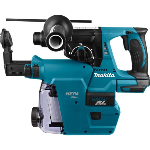 Makita DHR242ZJW - Combihamer - 18 V - SDS-Plus - met stofafzuiging Tweedehands