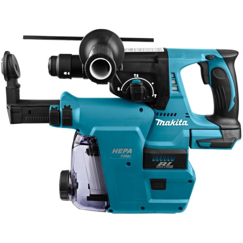 Makita DHR243ZJW - Boorhamer - 18V SDS-PLUS met stofafzuiging DX07 (excl. accu en lader) Tweedehands