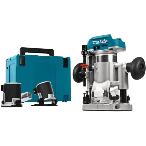 Makita DRT50ZJX2 - Accu Kantenfrees - Koolborstelloze motor - 18 V Tweedehands