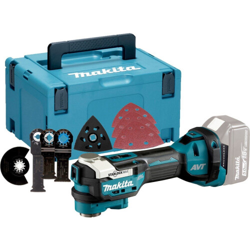 Makita DTM52ZJX4 - Oscillerende multitool - 18V Li-Ion brushless - incl. 35-delige accesoireset (body)