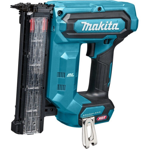 Makita FN001GZ - Afwerktacker 40V Max - 5.000 brads per acculading - Turquoise Zwart