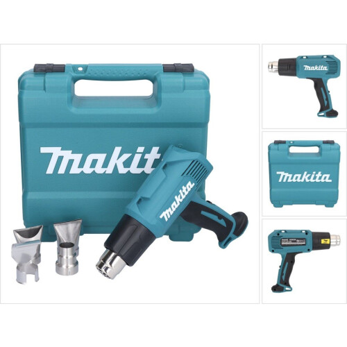 Makita HG 6030 K - Heteluchtpistool - 1800 W 50 - 600°C + 4x mondstuk + koffer