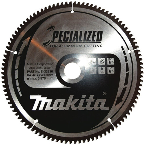 Makita Specialized - Afkortzaagblad - Negatieve TCG-vertanding Tweedehands