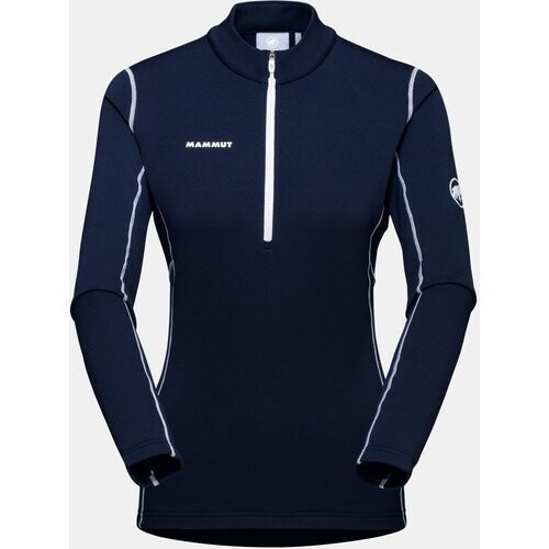 Mammut Aenergu Half Zip Trui Dames Donkerblauw/Wit Tweedehands