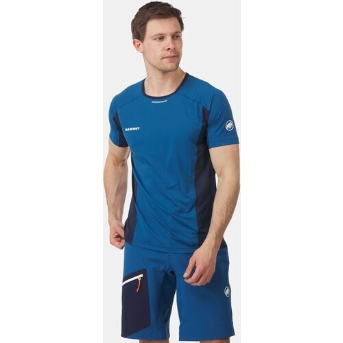 Mammut Aenergy T-shirt Blauw/Donkerblauw Tweedehands