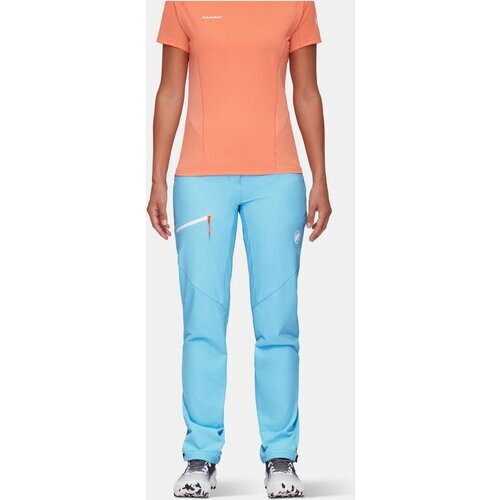 Mammut Courmayeur Softshell Broek Dames Lichtblauw/Lichtblauw Tweedehands