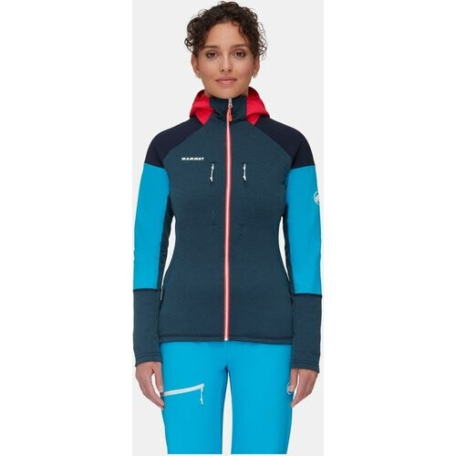 Mammut Eiswand Advanced Hooded Vest Donkerblauw/Rood Tweedehands