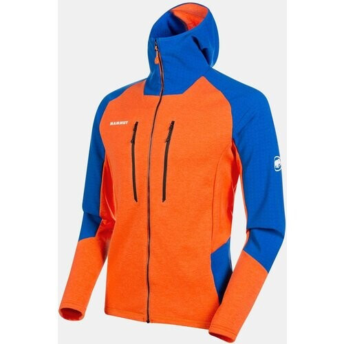 Mammut Eiswand Advanced Hooded Vest Oranje/Blauw Tweedehands