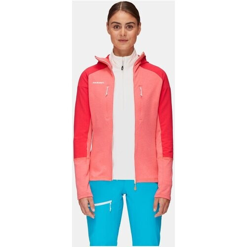 Mammut Eiswand Advanced Hooded Vest Zalmroze/Middenrood Tweedehands