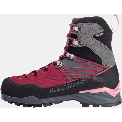 Mammut Kento Pro High GTX Dames Middengrijs/Donkerrood Tweedehands