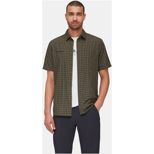 Mammut Lenni Shirt Men Donkerkaki/Geschakeerd Tweedehands