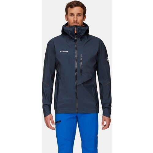 Mammut Norwand Light Hooded Hardshell Jas Donkerblauw Tweedehands