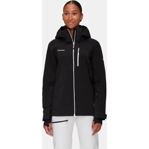 Mammut Stoney Hs Dames Jas Zwart/Wit Tweedehands