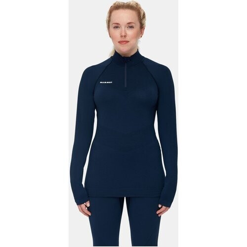 Mammut Trift Half Zip Longsleeve Shirt Dames Marineblauw Tweedehands