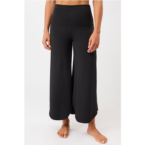 MANDALA dames vegan Broek Tulip Zwart Tweedehands