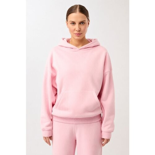 MANDALA dames vegan Hoodie Basic Zachtroze Tweedehands