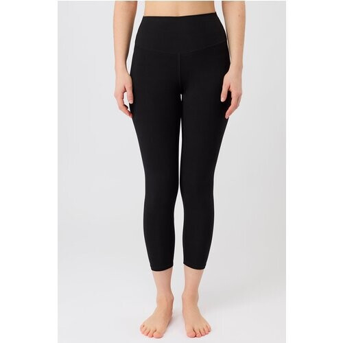 MANDALA dames vegan Legging Best Cropped Zwart Tweedehands