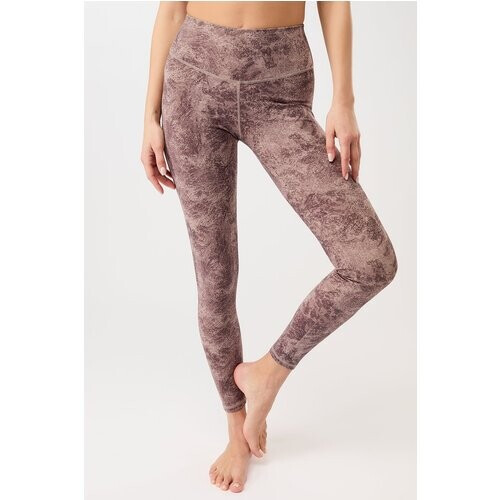 MANDALA dames vegan Legging Monoprinted Earth Tweedehands