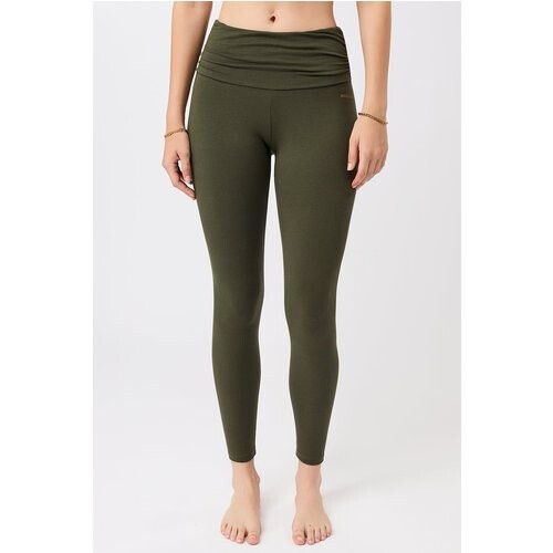 MANDALA dames vegan Legging Pilates Leaf Tweedehands