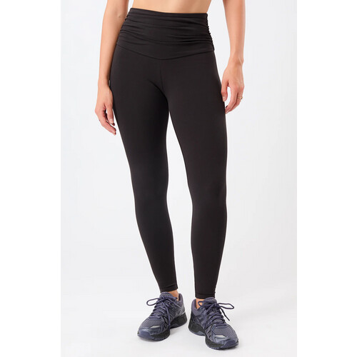 MANDALA dames vegan Legging Pilates Tights Zwart Tweedehands