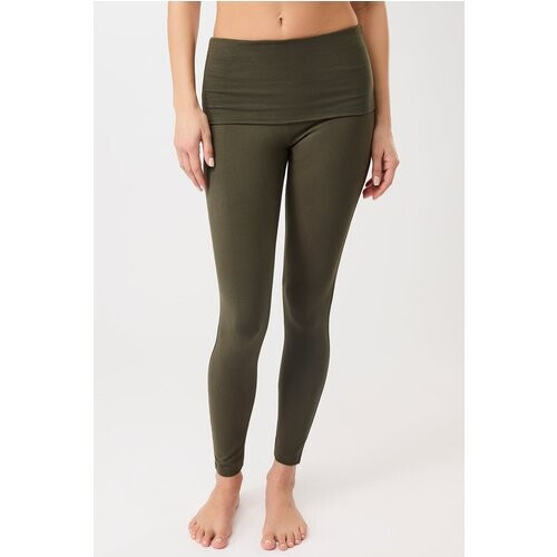 MANDALA dames vegan Legging Rolldown Leaf Tweedehands