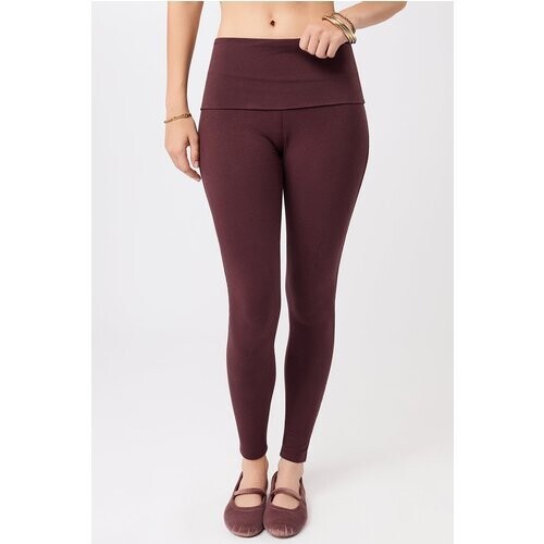 MANDALA dames vegan Legging Rolldown Ruby Tweedehands