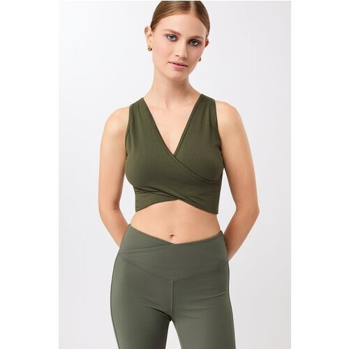 MANDALA dames vegan Sportbeha Pilates Leaf Tweedehands