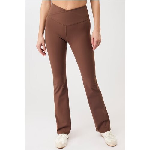 MANDALA dames vegan Sportbroek Mandala Flared Wilderness Brown Tweedehands