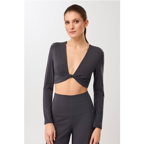 MANDALA dames vegan Sporttop Longsleeve Support Onyx Tweedehands
