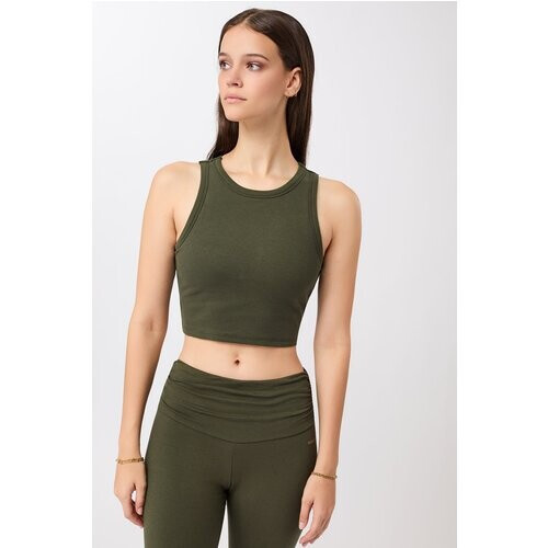 MANDALA dames vegan Sporttop Mandala Leaf Tweedehands
