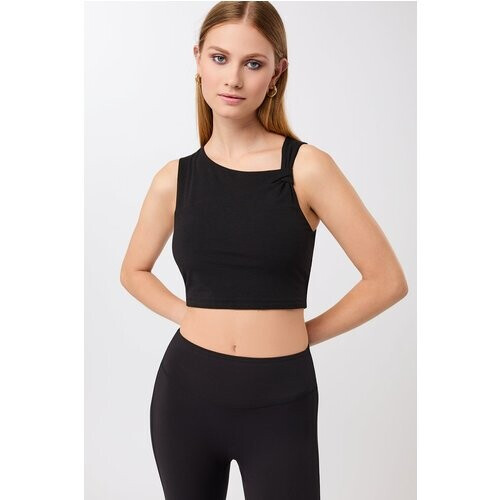 MANDALA dames vegan Sporttop Serenity Zwart Tweedehands