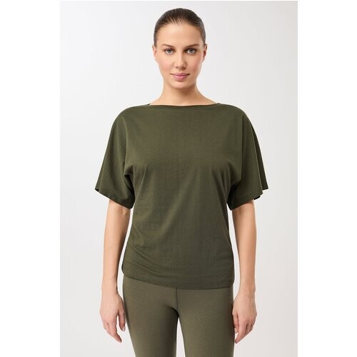 MANDALA dames vegan T-Shirt Butterfly Leaf Tweedehands