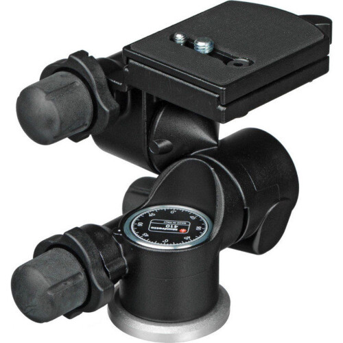 Manfrotto 410 - Statiefkop - Geared - Aluminium - Zwart