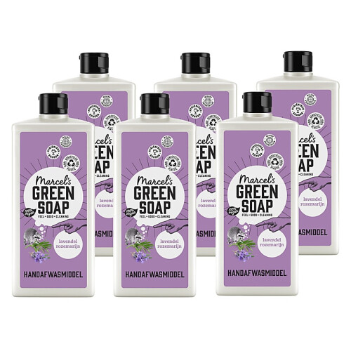 Marcel's Green Soap Afwasmiddel Lavendel & Rozemarijn 6x 500ml Tweedehands
