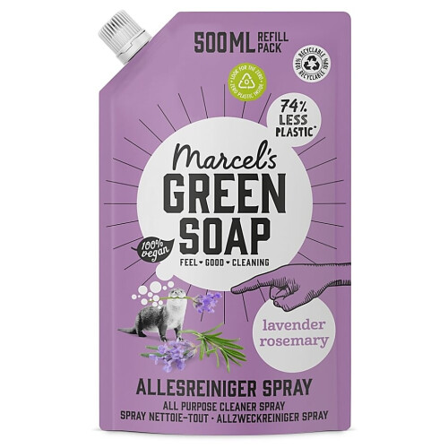 Marcel's Green Soap Allesreiniger Spray Lavendel & Rozemarijn Refill Tweedehands