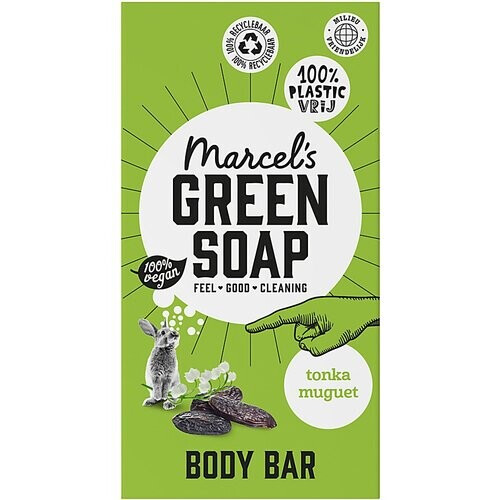 Marcel's Green Soap Body Bar Tonka & Muguet Tweedehands