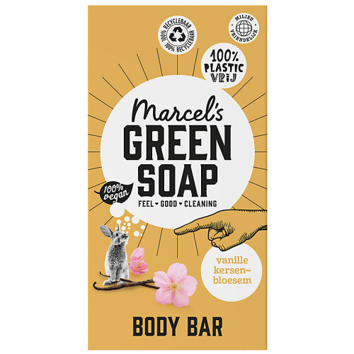Marcel's Green Soap Body Bar Vanilla & Cherry Blossom Tweedehands