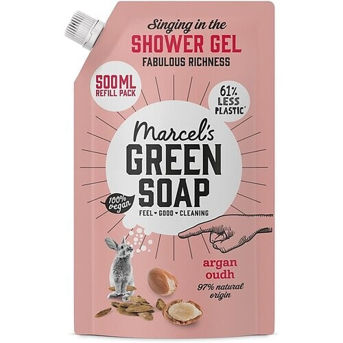 Marcel's Green Soap Douchegel Navul Stazak Argan & Oudh 500ml Tweedehands