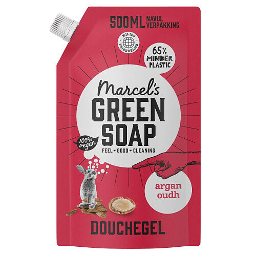 Marcel's Green Soap Douchegel Navul Stazak Argan & Oudh 500ml Tweedehands