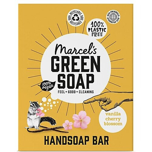 Marcel's Green Soap Handzeep Bar Vanille & Kersenbloesem Tweedehands