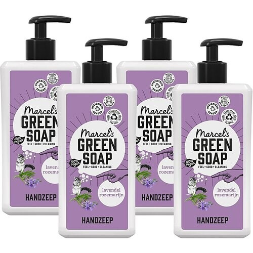 Marcel's Green Soap Handzeep Lavendel & Rozemarijn Multipack x4 Tweedehands